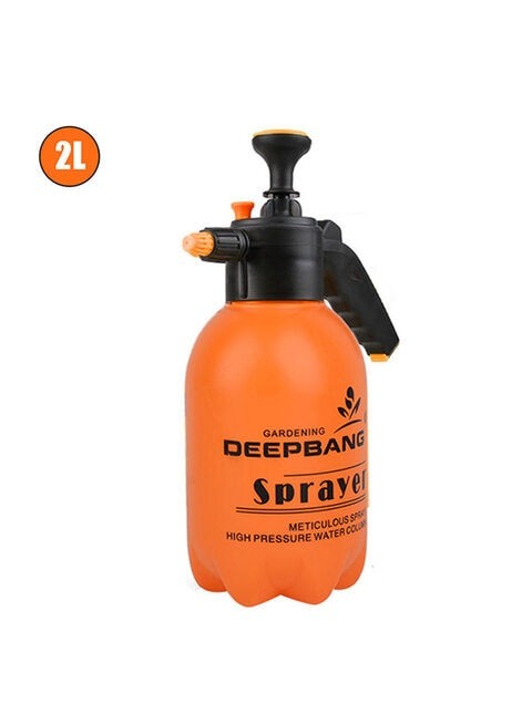 Generic Garden Pump Handheld Water Sprayer Orange/Black 2L