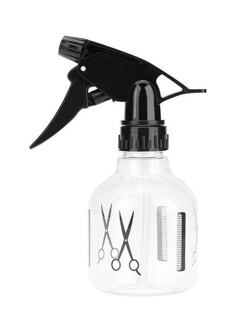 Generic Plastic Hairdressing Salon Can Water Spray Black/Clear 300ml