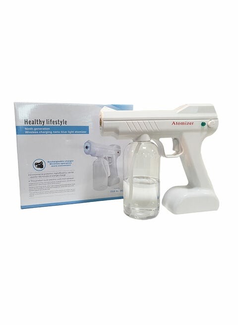 Generic 2020 Cordless Electric Ulv Nano Vapor Spray Gun Air Purifier Pf0048 White