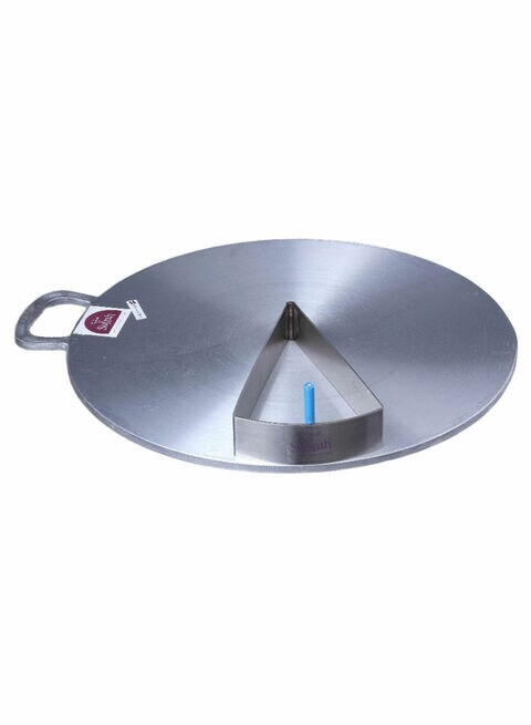 Sufrah Regag Bread And Crepe Maker Silver 20Inch