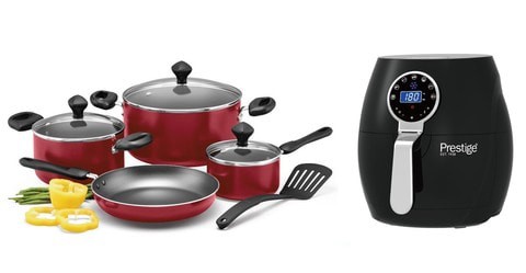 Prestige Air Fryer + Prestige 7Pc Cooking Set