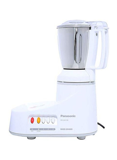 Panasonic Electric Mixer Grinder 1000W Mx-Ac210 White/Silver