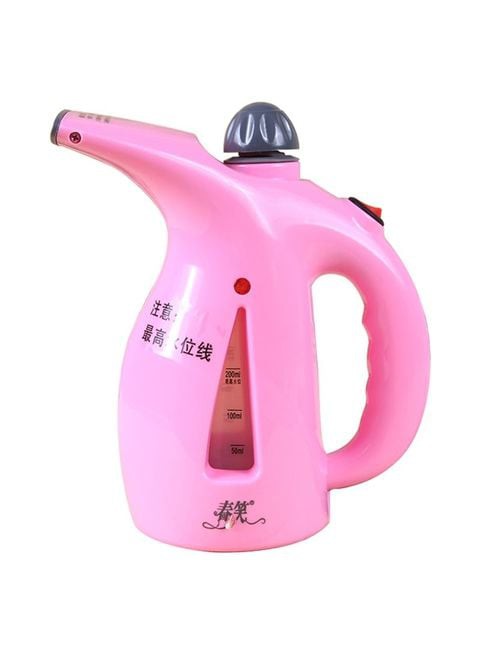 Generic 2-In-1 Mini Portable Garment Facial Ironing Steamer 800W,200 ml PUK5212 Pink