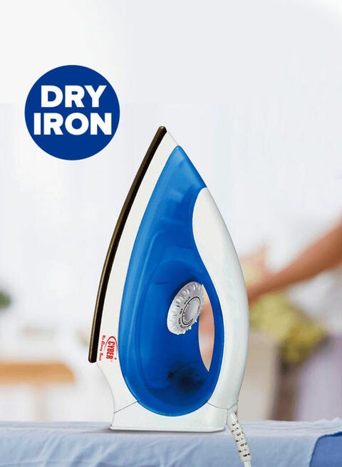 Cyber Non Stick Dry Iron 1200W CYI-2510 White/Blue