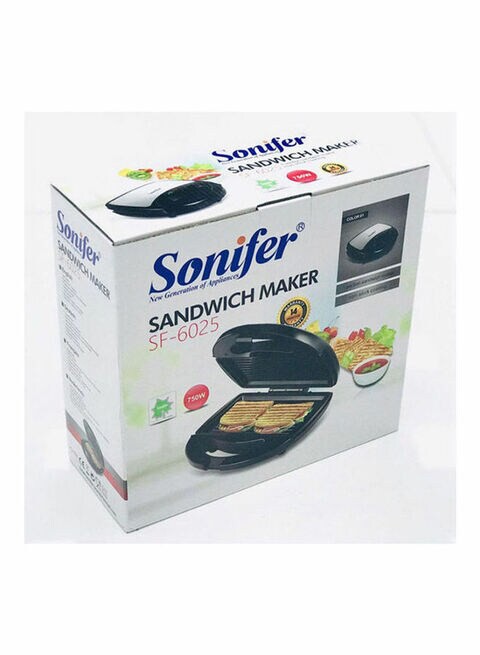 Sandwich Maker SF-6025 Black/White