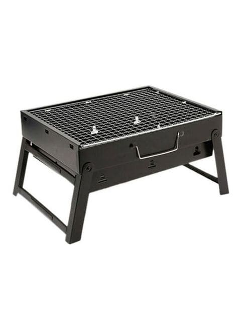 Generic Portable BBQ Charcoal Grill Black 35x27x20cm