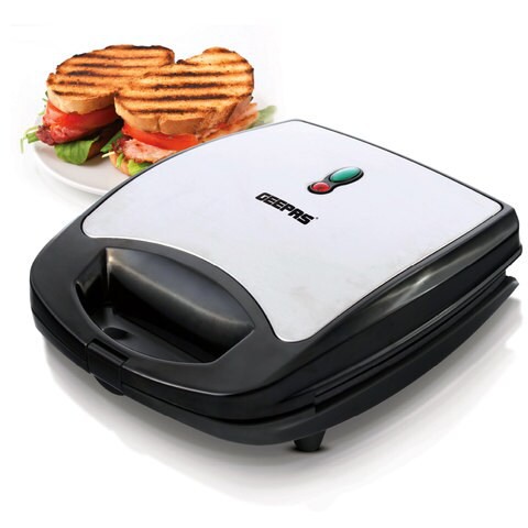 Geepas 2 Slice 920 Watts Sandwich Maker GSM5444