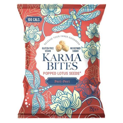 Karma Bites Peri Peri Popped Lotus Seeds 25g