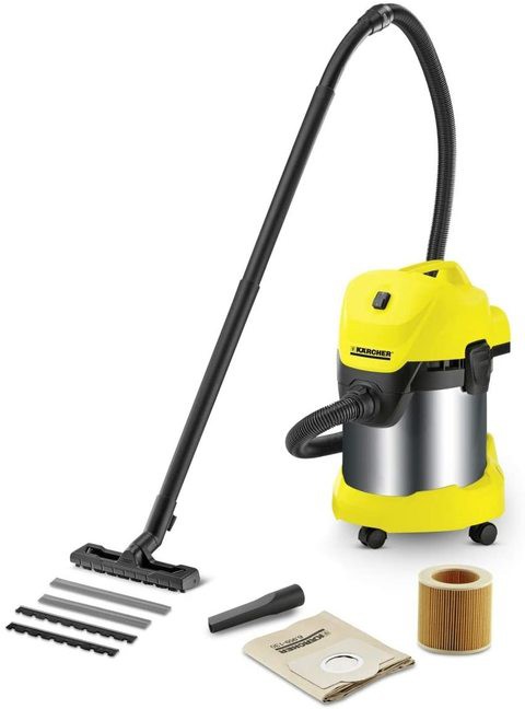 Karcher Wd 3 Premium Bagless Wet And Dry Multi-Purpose Vacuum Cleaner - 1000W, 16298460