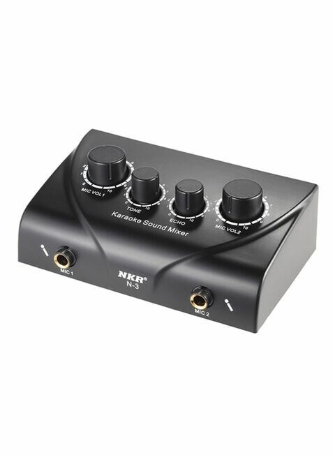 Generic Karaoke Sound Mixer Black