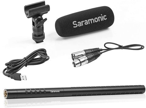 Saramonic Sr-Tm7 Supercardioid Broadcast Xlr Shotgun Condenser Microphone