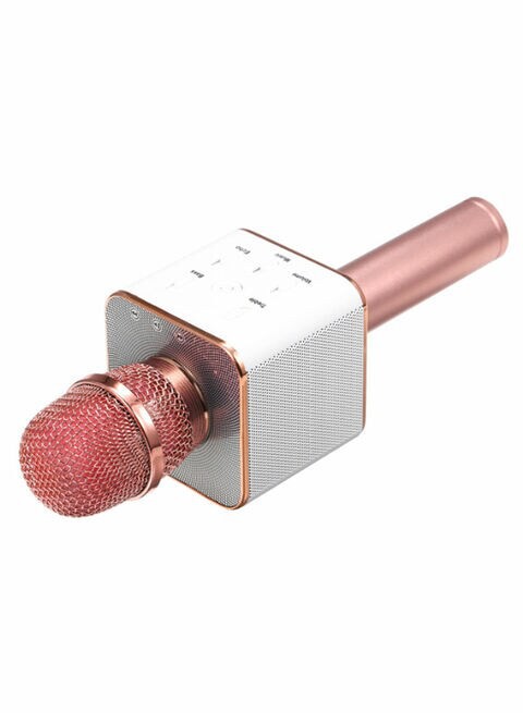 Generic Q7 Wireless Handheld Microphone For Karaoke Mi2002 Rose Gold/Silver/White