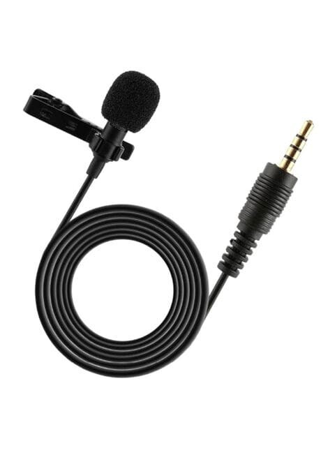 Generic Portable Professional Grade Lavalier Microphone D6682-Cc Black