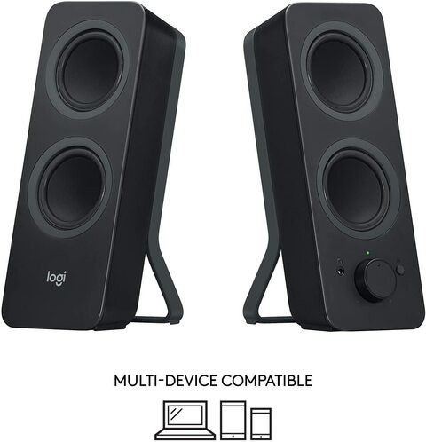 Logitech Z207 2.0 Multi Device Stereo Speaker (Black)