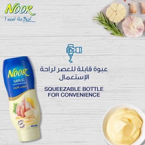 NOOR MAYO GARLIC 425ML