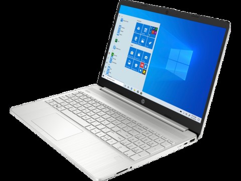 HP 15-DY2093DX Laptop - 15.6" Full HD   Intel Core i5-1135G7   16GB RAM   512GB SSD   Iris Graphics   FP Reader   Windows 10 - Natural Silver