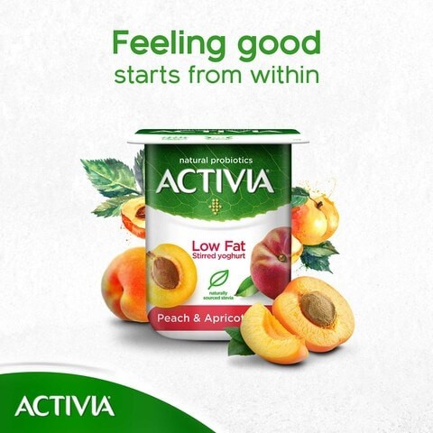 Activia Whipped Yoghurt Low Fat - Apricot 120 g