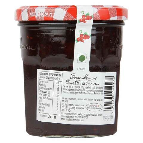 Bon Maman Four Fruits Jam 370 gm