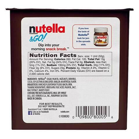 Ferrero Nutella & Go Bread Hazelnut 52 g