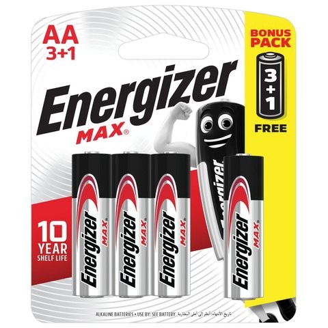 ENERGIZER ALK SEAL BATT PRO AA/3+1