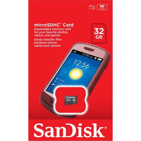 SANDISK MIC SD 32GB C4