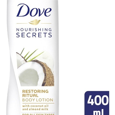 Dove Body Lotion, Coconut Scent, 400 ml