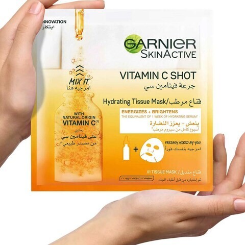 Garnier SkinActive Fresh Mix Hydrating Mask with Vitamin C