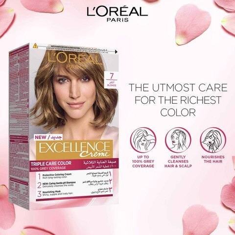 L'Oreal Paris Excellence Creme Hair Color 7 Blonde