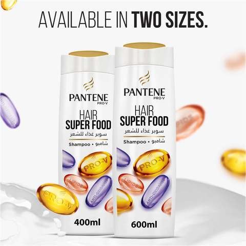 Pantene Pro-V Hair Super Food Shampoo 600 ml