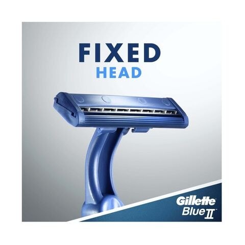 Gillette Blue II Razor 10 Pieces