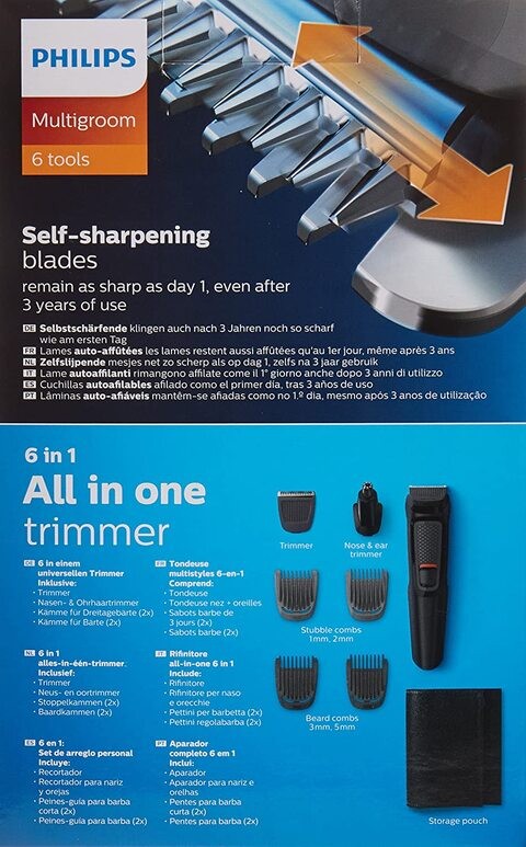 Philips Multigroom Trimmer MG3710/15 Face