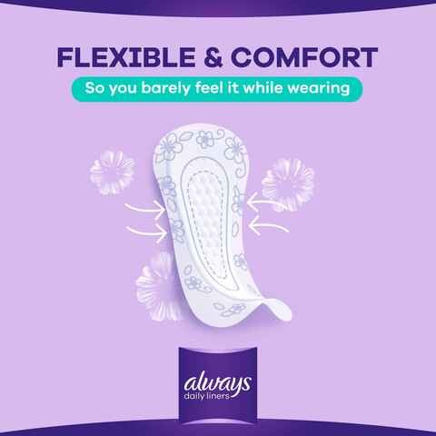 Always Comfort Protect Protect Daily Pads, 40 Pads