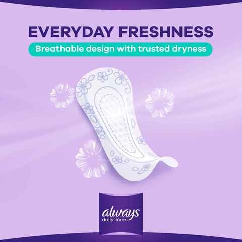 Always Protective Sanitary Pads Fresh Scent 80 Count