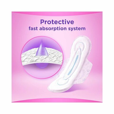 Always Diamond Maxi Thick Large Sanitary Pads With Wings 24 Pads