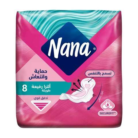 Nana with Extra Thin Long Wings, Pack of 8