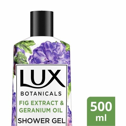 Luxe Botanicals Renewing Fragrant Body Wash With Fig Extract & Geranium Oil 500ml