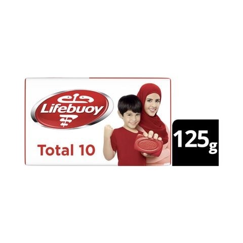 Lifebuoy Total Anti-Bacterial Soap 125 g x 10