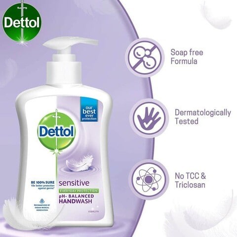 Dettol Hand Wash Sensitive Skin 200ml