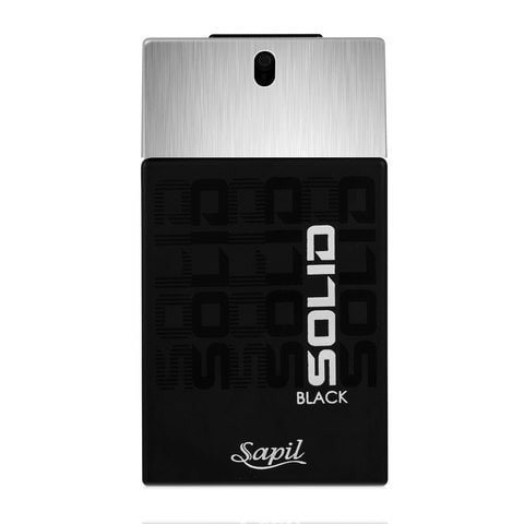 Sapil Solid Black Eau de Toilette for men 100 ml