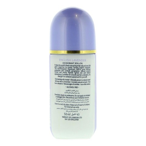 YARDLEY ROLL ON LAVENDER 50ML