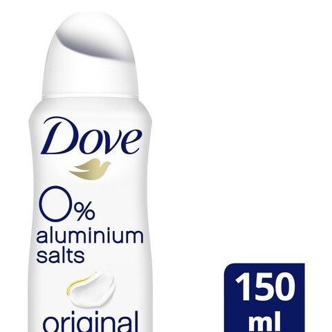 Dove 0% original deodorant for women 150ml