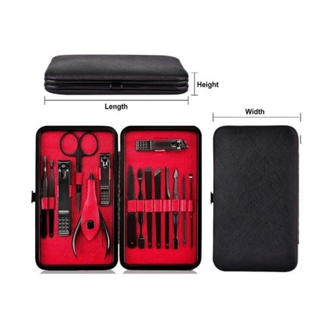 ALISSA-15 in 1, Nail Clipper Set Nail file Swing Out Nail Cleaner File Popular Gifts For Men & Women Best Nail Care for Manicure Pedicure Home & Travel Manicure Set.