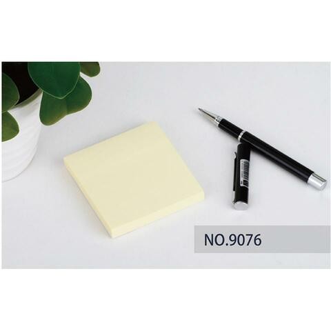 ALISSA Memo Paper 76x76mm 100Sheets/Pad– Yellow - Set of 2Pcs