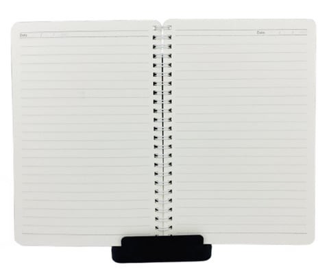 Languo A5 Stationery Writing Notebook with Spiral Coil Binding Design.(White)