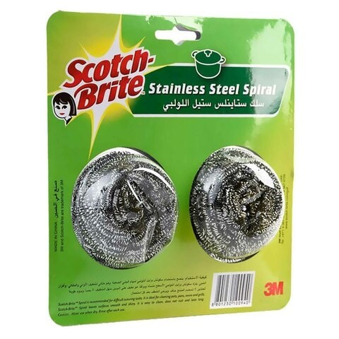 Scotch-Brite Stainless Steel Spiral x 2 Pieces