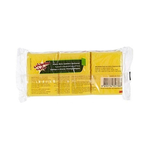 Scotch-Brite Heavy Duty Sponge x 3 Pieces