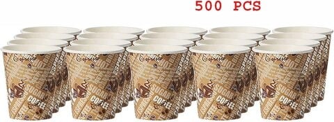 Sacopak 500 Pieces (10 Sets) 2.5 oz Paper Coffee Cups - Tea Cups & Coffee Mugs