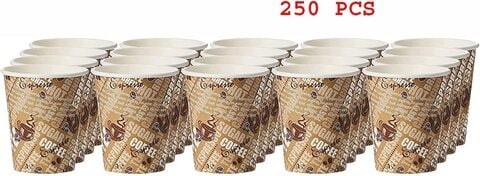 Sacopak 250 Pieces (5 Sets) 2.5 oz Paper Coffee Cups - Tea Cups & Coffee Mugs