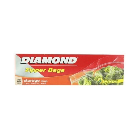 DIAMOND STORAGE BAGS LARGE 12X20S