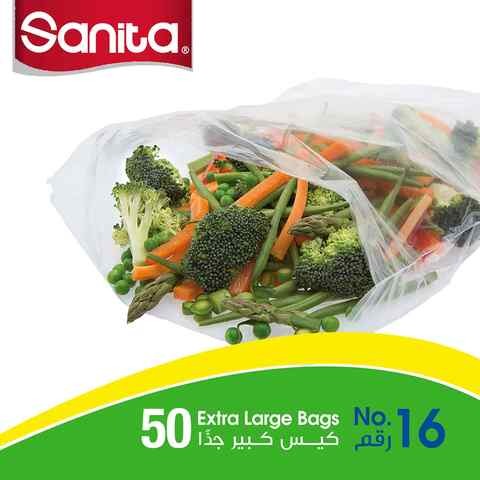 SANITA CLUB FOOD STORAGE BAGS BLENDER BLACK # 16-50 BAGS